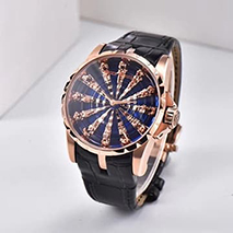 ロジェデュブイ スーパーコピー ナイツ オブ ザ ラウンドテーブル ダマスカス ブルー 45MM rob47487