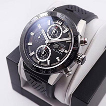 タグホイヤー スーパーコピー カレラ スケルトン 文字盤 ステンレス メンズ 腕時計 43 mm TAi86398